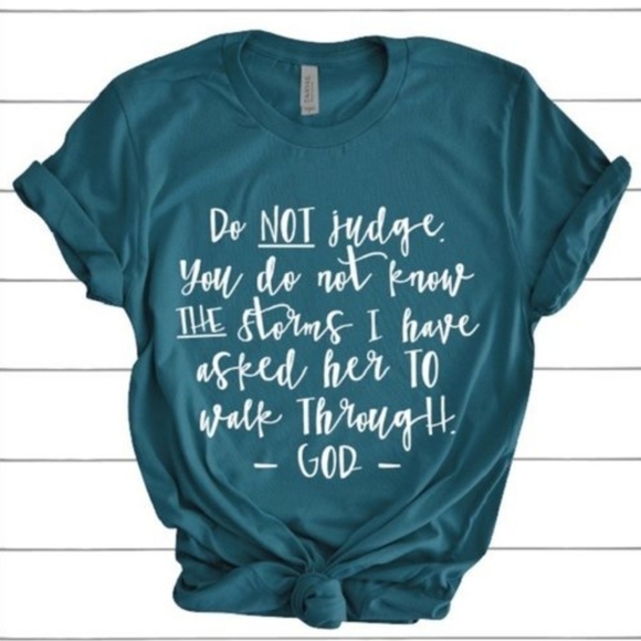BelleFemme Boutique Tops - GO TO NEW LISTING Motivational Hope Tee God Hope Shirt Strength NWT